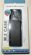 Obudowa dysku twardego M.2 ze stopu aluminium, B-KEY, interfejs USB C