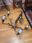 Dekoracyjny mosiężny żyrandol 