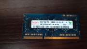 RAM SODIMM DDR3 (jedna kość 2GB) i SODIMM DDR2 ( trzy kości po 1GB)