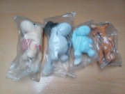 Maskotki Muminki KFC, Muminek, Mamusia, Tatuś, Ryjek