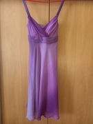 Elegancka fioletowa sukienka s
