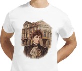 Koszulka Vintage Przedwojenna Warszawa 1900 Premium 200g