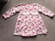 Robik Body Sukienka Sukienkobody Motylki Kwiatuszki Rozmiar 86