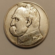 Polska 10 zł 1934 r. Piłsudski - srebro 