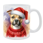 KUBEK Z PSEM Staffordshire Bull Terrier  - IDEALNY PREZENT, PERSONA, 24HWYS