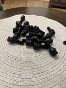 CZARNA ŚRUBA DO FELG / KÓŁ M12X1.50 STOŻEK / K17 - 28 MM