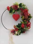 Wiosenny  wianek na drzwi  