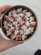 Switche mechaniczne 40szt gateron red jak Cherry MX klawiatura