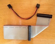 Taśma do stacji dyskietek FDD 34pin kabel 3,5" AMIGA A600 + zasilanie 4pin