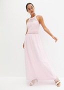 Hit !_NOWA 399zł WYSZCZUPLAJĄCA sukienka maxi_KORONKA 3D_halka_WESELE_44/46