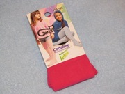 Nowe rajstopy dla dziewczynki GATTA 116-122 różowe