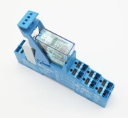 Przekaźnik Finder 24V DC 2P 8A 40.52.7.024.0000 + gniazdo 99.02.9.024.99