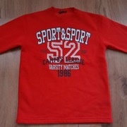 Ciepła czerwona bluza LC Waikiki rozmiar 134/140