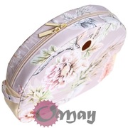 Beżowy organizer do Obag MOON LIGHT kwiaty pudrowy róż Złoto ML wkład OMAY