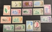 Kajmany 1962 Elżbieta II SG 165-179 Komplet do 1 Funta (Papuga, Mapy) VLH 