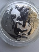 Bull & Bear 2020 1 oz Ag 9999 – Australia – Perth Mint – BU