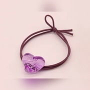 Gumka do włosów hand made serduszko