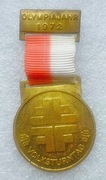 Medal Międzynarodowy Dzień Sportu Popularnego DTB - Rok Olimpijski 1972
