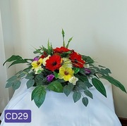 Stroik na grób cmentarz kompozycja kwiaty wiązanka