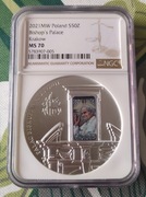 50 zł Pałac Biskupi w Krakowie NGC MS70 - MAX NOTA