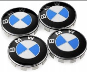 BMW DEKIELKI KAPSLE FELGI 68MM NOWE 4szt + GRATIS