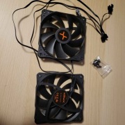 Wentylatory KRUX PWM 120mm 4pin - 2 sztuki 