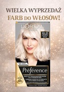 Loreal PREFERENCE Farba do włosów 10.21 STOCKHOLM Bardzo Jasny Perłowy