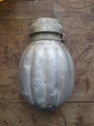 Stara menażka aluminiowa manierka wojskowa PRL Olkusz