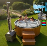 BALIA Ogrodowa Jacuzzi 200cm PIEC ZEWNĘTRZNY AKRYL Hydromasaż 18x = Wycena