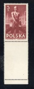 Z432 1947 PRL  "ŚWIAT PRACY" Fi437b **  z pustopolem, papier y.