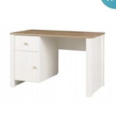 Biurko Berg cream/złoty dąb 