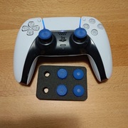 Pad PS5 dualsense, biały, analogi TMR favor union edge