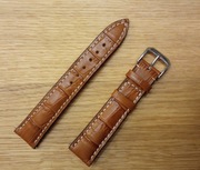 Happel - pasek do zegarka 19mm - jasny brąz