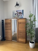 Zestaw mebli do salonu Szynaka Meble „MONTENEGRO”– lite drewno, DĄB