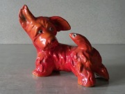 Wyjątkowy Terier Goebel – Rzadka Figurka Kolekcjonerska Mid-Century Modern