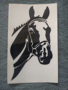 Naklejka na samochód - koń 3- nowa, dla miłośników jeździectwa 