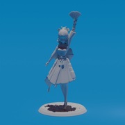 Figurka Ayaka z Genshin Impact