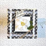 Best wishes - mini kartka okolicznościowa