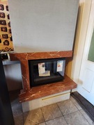 Obudowa kominkowa marmur Rojo Alicante