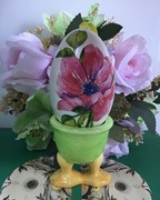 Ceramiczna zabawna Podstawka Kieliszek do jaja na miękko lub pisanki Nowy