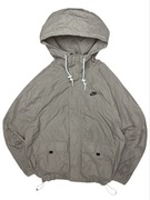 Nowa Piękna Kurtka wiatrówka Nike Beżowa Kremowa Lekka sportowa M logo