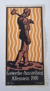 Znaczek Olsztyn Allenstein 1910 