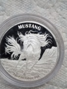 5 DOLARÓW MUSTANG TOKELAU 2024R.UNCJA SREBRA.