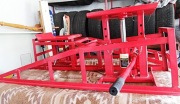 RAMPA NAJAZD POMPA HYDRAULICZNA PODNOŚNIK 2 SZT. JAK NOWE