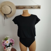 Nowe body damskie Cider, czarne, krotki rekaw,rozmiar S / 38