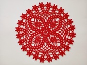 NOWA Serwetka bawełniana - 22 cm - Czerwona