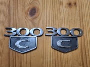 Emblemat Logo Znaczek CHRYSLER 300C boki 2 sztuki