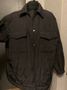 H&M kurtka koszulowa shacket wdzianko narzutka oversize nylon pikowana duża