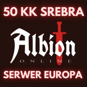 ALBION ONLINE EUROPA 50 MILIONÓW SREBRA 50KK SILVER SERWER EU 50MLN SREBRO