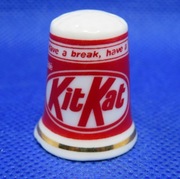 Naparstek Kolekcjonerski Porcelanowy Kit Kat 